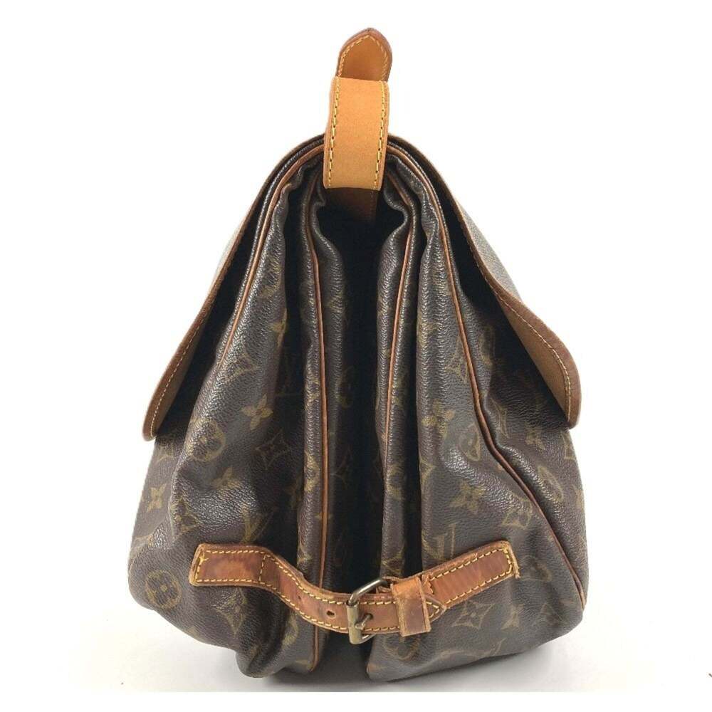LOUIS VUITTON M42254 Monogram Saumur 35 Handbag, Crossbody Bag, Flap Shoulder... - Picture 3 of 16